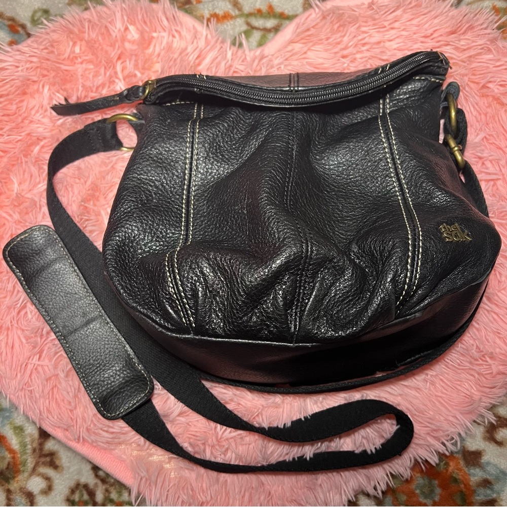 The Sak Deena Flap Leather Crossbody Bag